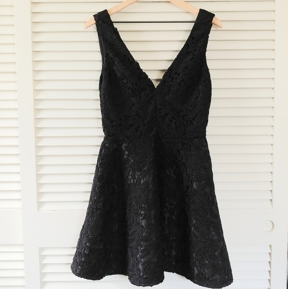 Sam Edelman Lace Plunge Dress